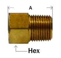 Male Inverted Flare Adapter